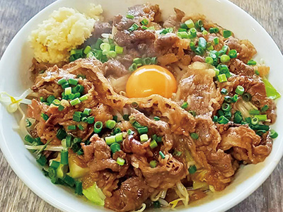 まぜそばすき焼き