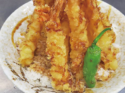 スクラム海老天丼