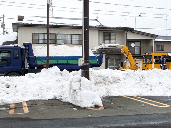 除雪の様子